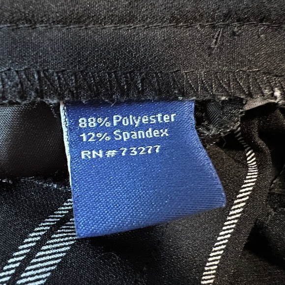 APT. 9 Black with white stripes Wide Leg Capri Pants. Size XL. - Picture 4 of 5